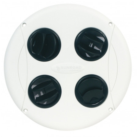 SIROCO Aérateur de toit 12v blanc
