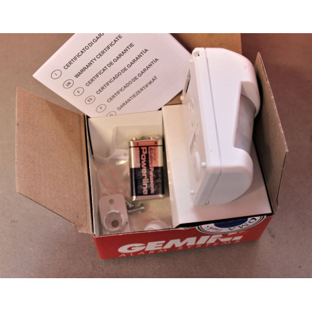 Infrarot-Volumensensor über Funkwecker GEMINI