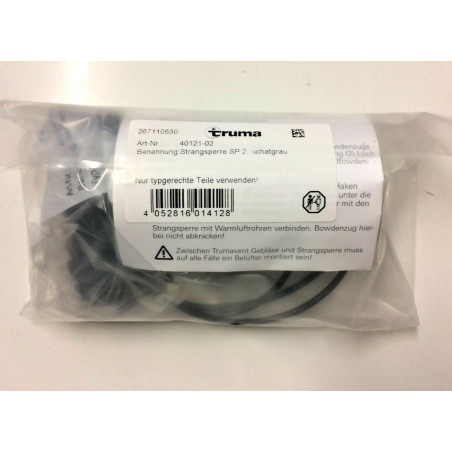 Fermeture du flux d'air avec commande TRUMA 40121-02