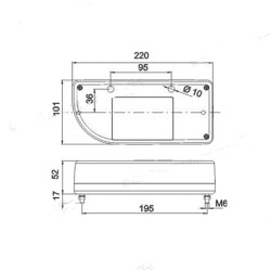 821 SX multifunction light