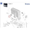 KIT 30036.36 FIXATION TUYAU DE CHEMINÉE TRUMA S3002 ex 1003.265 - 30030-03600