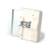 FAP 1075BOAVSMN/M2 Bocchetta AVS manuale serratura PRO TEK bianca