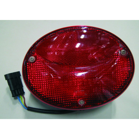 ASPOCK Position light - stop - reflector 165x122 - without wiring