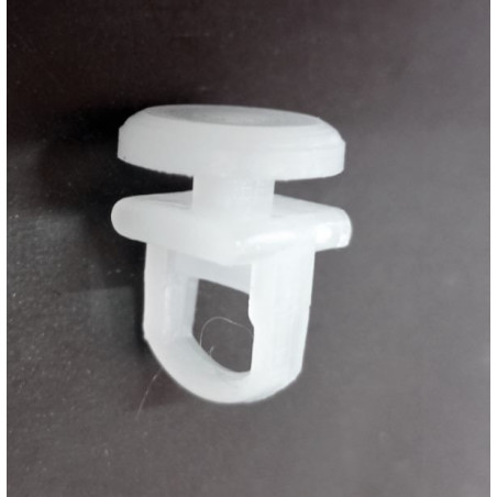 Gancho de nailon 10 uds. para cortinas - para riel 10877