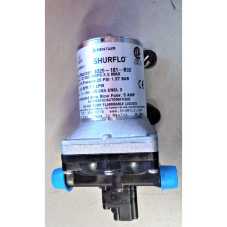 BOMBA REVOLUCIÓN SHURFLO 12VDC CE 7.6 LPM