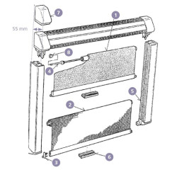 RASTROLLO 2-3 Paar Federspannerkappen SP041318Z - 9104106215