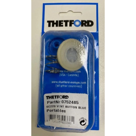 Botón Ventilador Azul RAL5015 Para C220 Thetford - 0752485