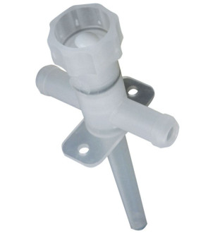 EXHAUST VALVE WITH DOUBLE CONNECTION FOR TT