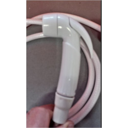 Raccordement d'eau externe avec mitigeur eau chaude/froide et pommeau de douche - raccords rapides - flexible de 1,5 m