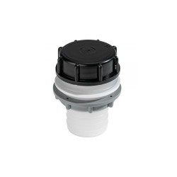 60mm water inlet nozzle with 30mm pipe cap