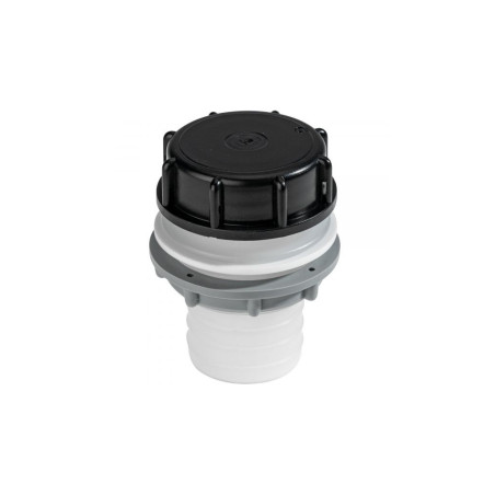 60mm water inlet nozzle with 30mm pipe cap
