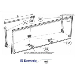 KIT DE GANCHOS DE 5 PIEZAS PARA FIJACIÓN S4-S6/98 - BG1087