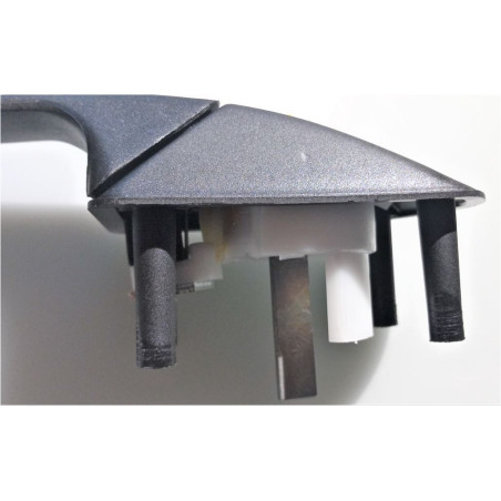 Cerradura exterior derecha negra para puerta de autocaravana FAP