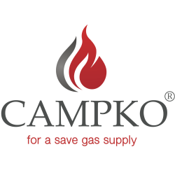 Cilindro de gas compuesto CAMPKO 24,4 lt rellenable al 80%