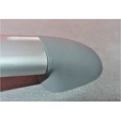 400 mm entrance handle in gray aluminum