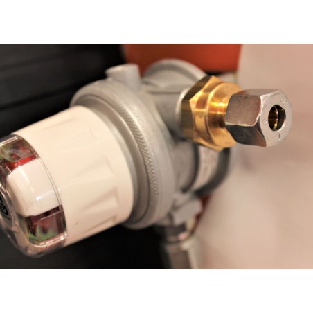 Raccordo Bicono P 91 Ø 8 mm a 20x1,5 per regolatore gas