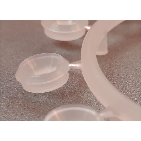 10 pezzi - Cappuccio coprivite universale + tappo Ø 11 base neutra