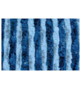 Tenda ciniglia azzurro/blu 56x200