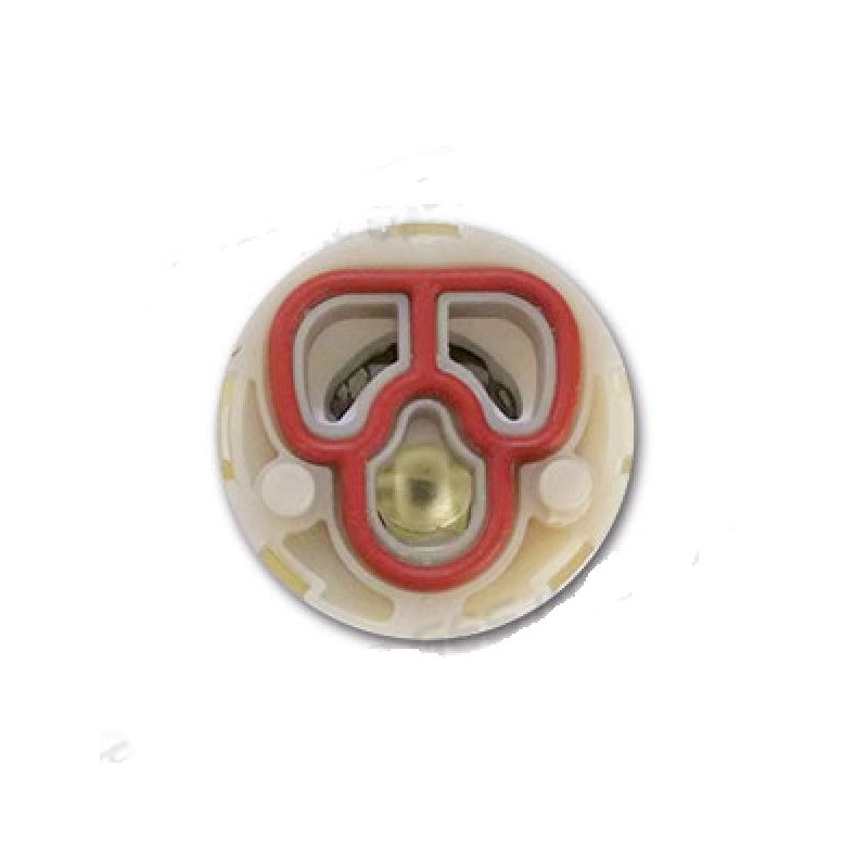 Cartouche ABS Ø25mm 2 nez avec levier droit et...