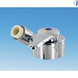 Automatic chromed plastic shower mixer