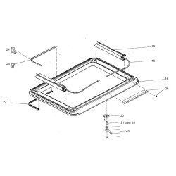 5 mt Gasket 550E23 opening and frame SEITZ S3-S4 and HEKI1