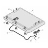 Pistone con Fissaggi Oblò Dometic Heki 2/Heki 2 De Luxe - 570E20 - 4460000080