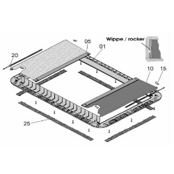 CORNICE INTERNA HEKI 2 RAL9001 CREMA - 580E01