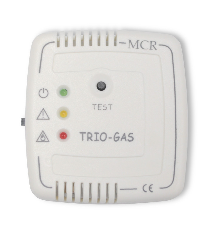 MCR TRIO-GAS Detektor 2 Sonden 12V weiß