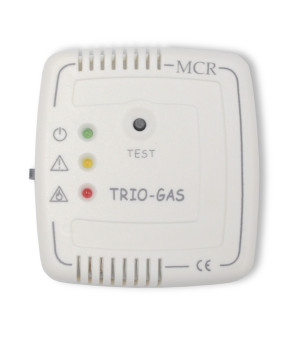 MCR TRIO-GAS detector 2 probes 12V white