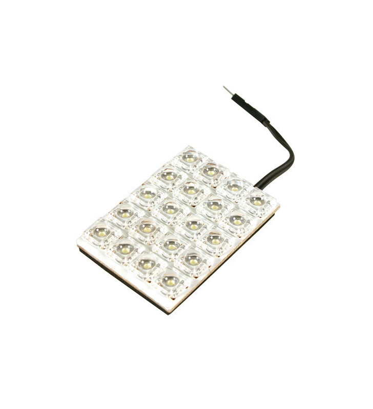 20 Led Hyper Panel 12V - 35x50 mm - Blue