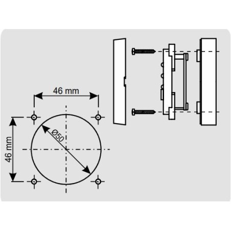 PANNEAU DE TEST CBE MT214 12V GRIS DEUX RÉSERVOIRS