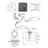 CBE MTTR graues LED-Testpanel-Kit x Grauwassertank 1 Tank 270573