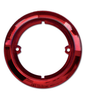 Red decorative ring for lights Ø 95 mm