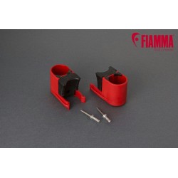 BULL SHOCK ABSORBER RED 2PCS FLAME - 98656-042