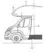 COLONNA SX ELNAGH BARON MANSARDA DUCATO X290 segno 4