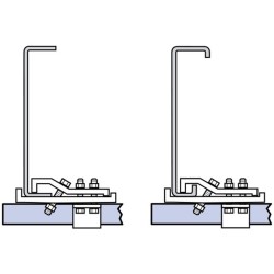 Mover mounting plates kit for flat panels