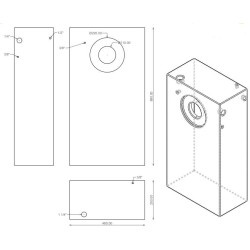 Tank 106 lt 48 * 88 * 25 cm