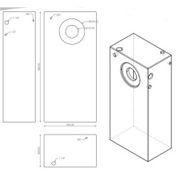 120-Liter-Tank 45 * 95 * 28 cm