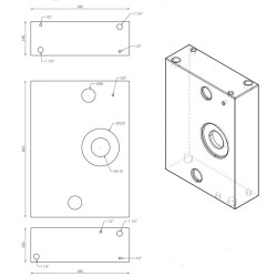 Serbatoio 95 lt 58*80*20 cm