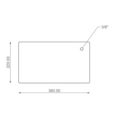 Tank 84 l 38 * 100 * 22 cm