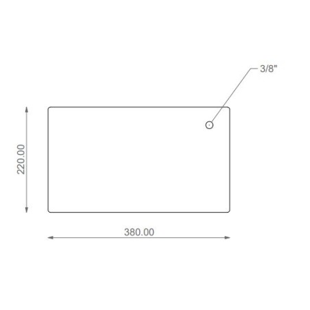 Tank 84 l 38 * 100 * 22 cm