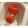 HABA - GAS OUTLET WITH BALL VALVE AND QUICK COUPLING