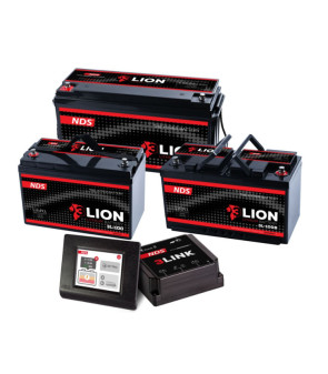 KIT 3LION - 12V-100Ah LiFePo4 battery with 100A + 3LINK BMS and display