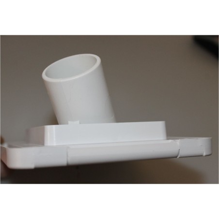 Llenador de agua con tapa y llave 40 mm blanco