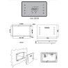 1350.334.01 - Glass control panel NE334 - TRIGANO