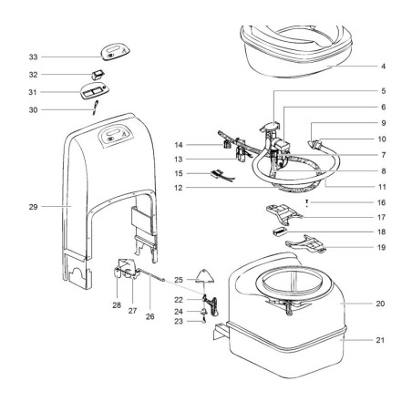 Assieme Pannello Comandi serie C200S-CS - 2384662