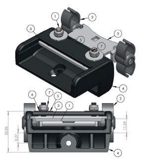 STABILIZER SPARE BRACKET FOR BEDS 425177