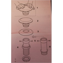 Double insert for TRUMA AK3 - AK5 windproof fireplace