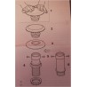 Inserto doble para chimenea cortavientos TRUMA AK3 - AK5