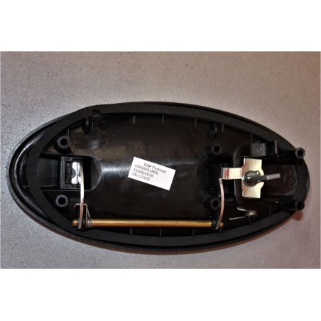 FAP 1095OO51PEN Parte exterior derecha ovalada negra, sin rotor ni llaves